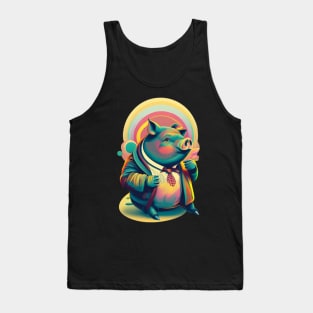 Pot-Bellied Pig Tank Top